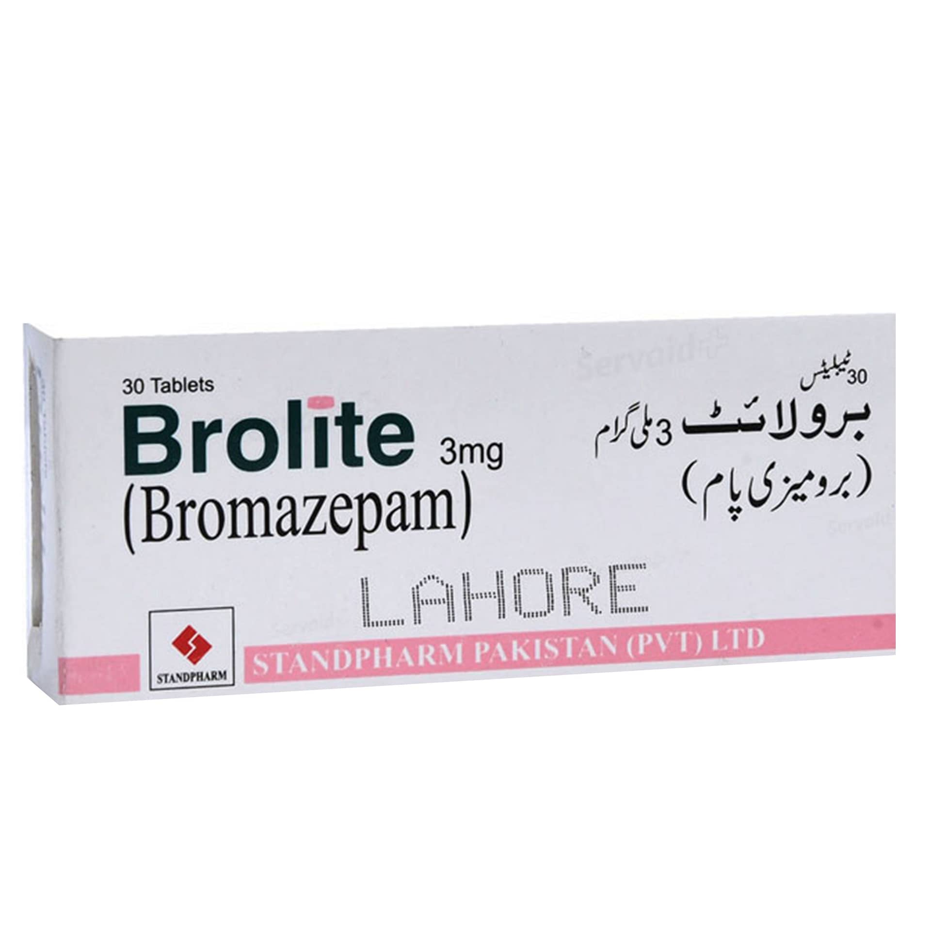 Brolite 3mg Tablet 10 'S - Uses, Formula, Side Effects