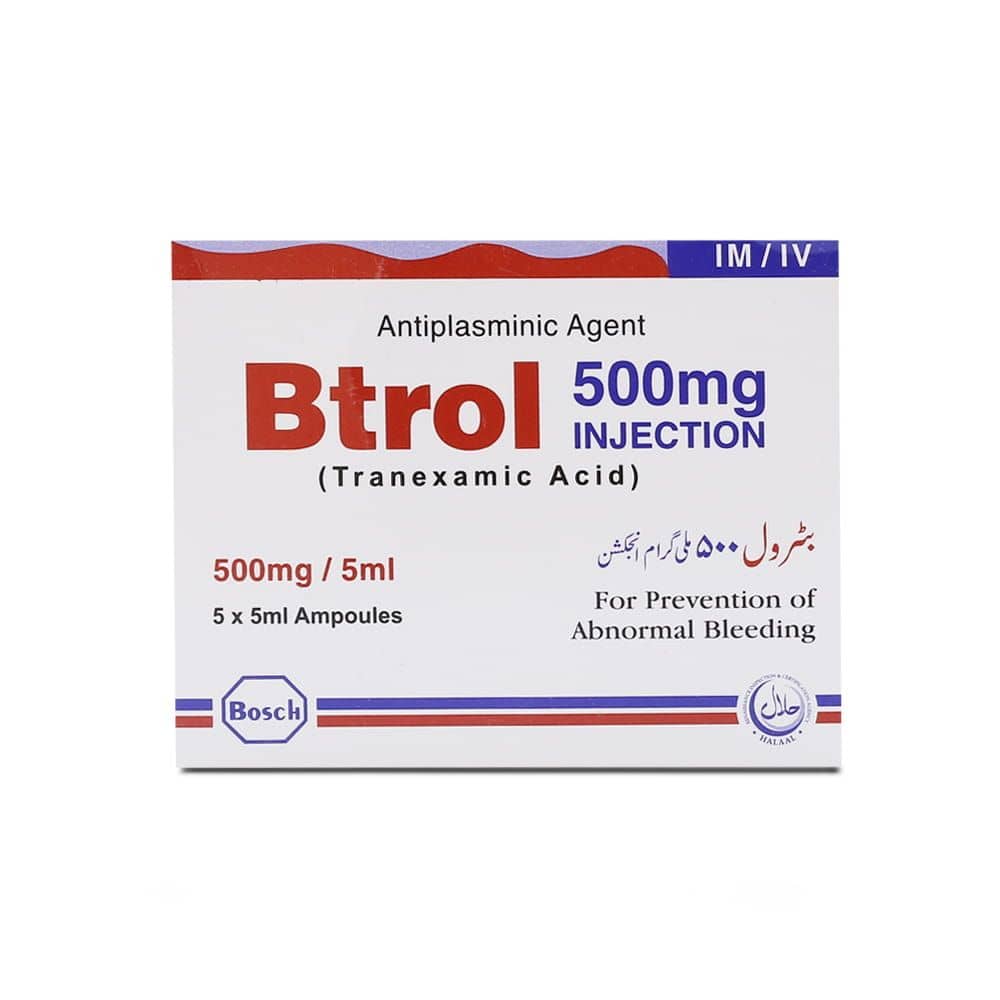 Btrol 500mg Injection 5 ml - Uses, Formula, Side Effects