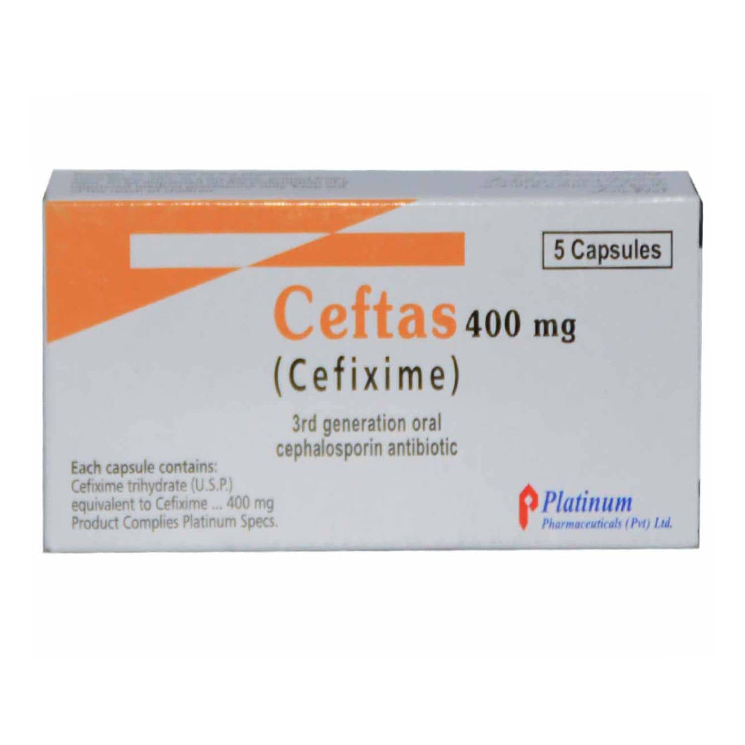 Ceftas 200mg Capsule 5 S Uses Formula Side Effects